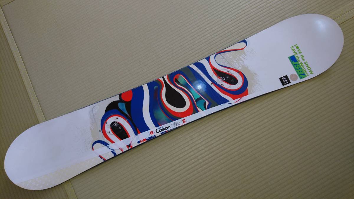154cm BURTON バートン CUSTOM カスタム スノーボード 板 ボード 