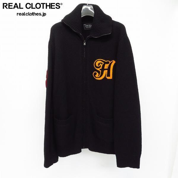 number(n)ine ナンバーナイン　05aw ワッペン カーディガン ☆ NUMBER (N)INE/ナンバーナイン 05AW THS期 ワッペンジップアップ