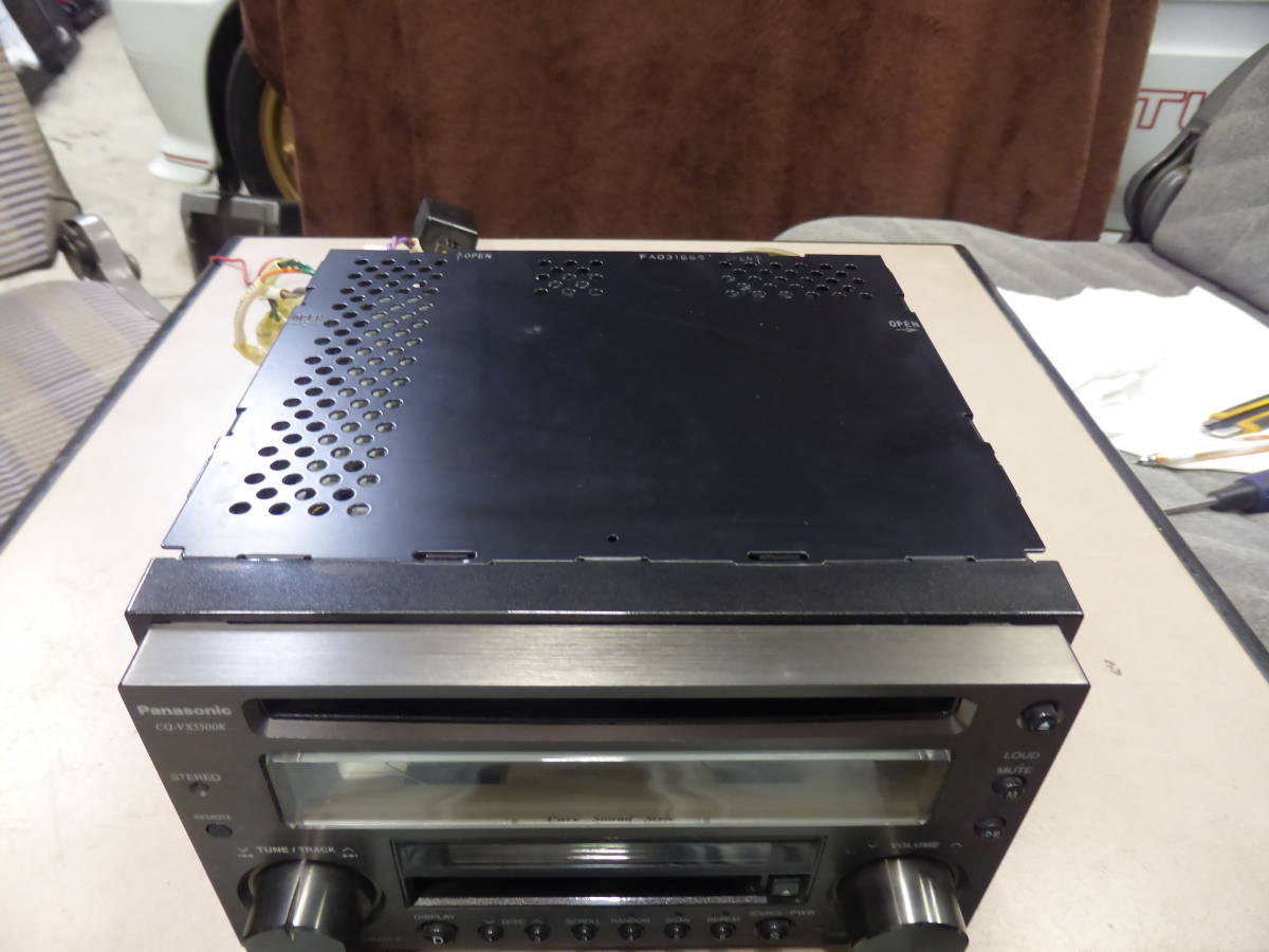Panasonic 限定の黒パナソニックPanasonic CQ-VX5500KD黒ジャンク - CQ 