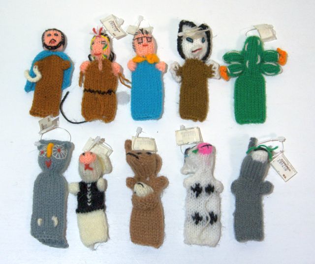 〇新品 10個セット TITICACA チチカカ 指人形 ペルー 手編み 