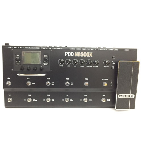 【日曜激安特価】マルチエフェクター  LINE6 POD HD500X アンシュミ マルチエフェクターLINE6 POD HD500/ HD500Xレビュー！サウンドと機能