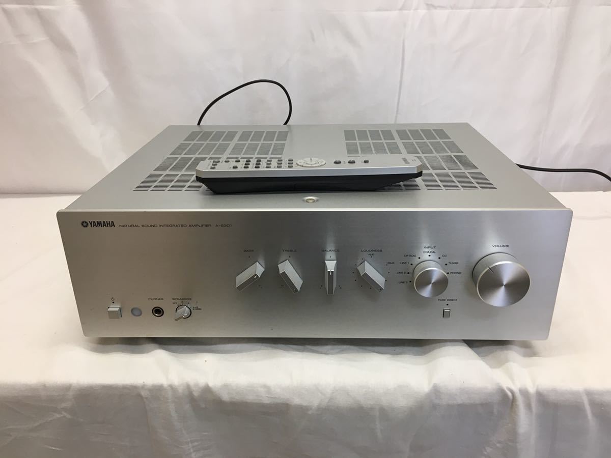 YAMAHA A-S301(B) as301 プリメインアンプ コスパ優先安価に、いい音