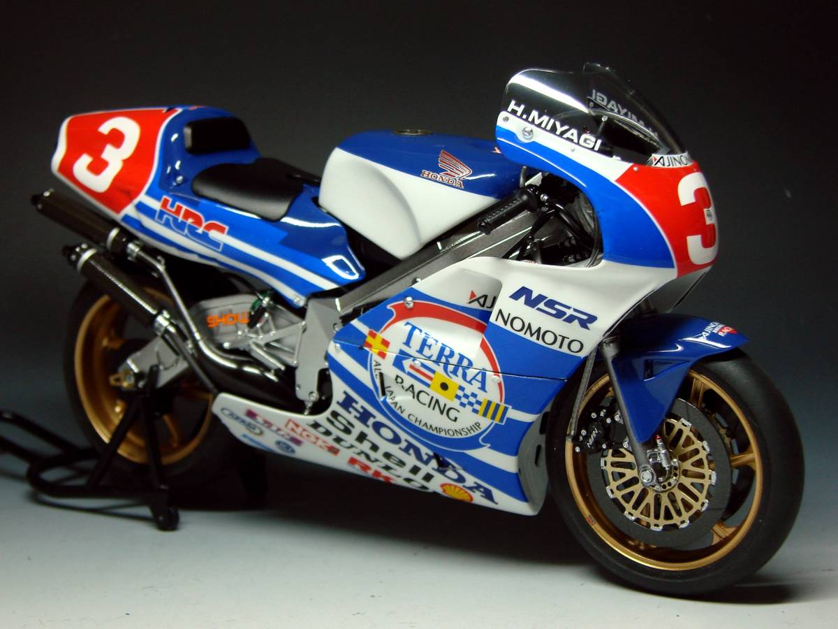 1/12 HASAEGAWA ハセガワ '89 HONDA NSR500 All Japan Road Race GP500 塗装済 完成品 1&frasl;12 NSR500 ハセガワ \u0026 (1989) Kit