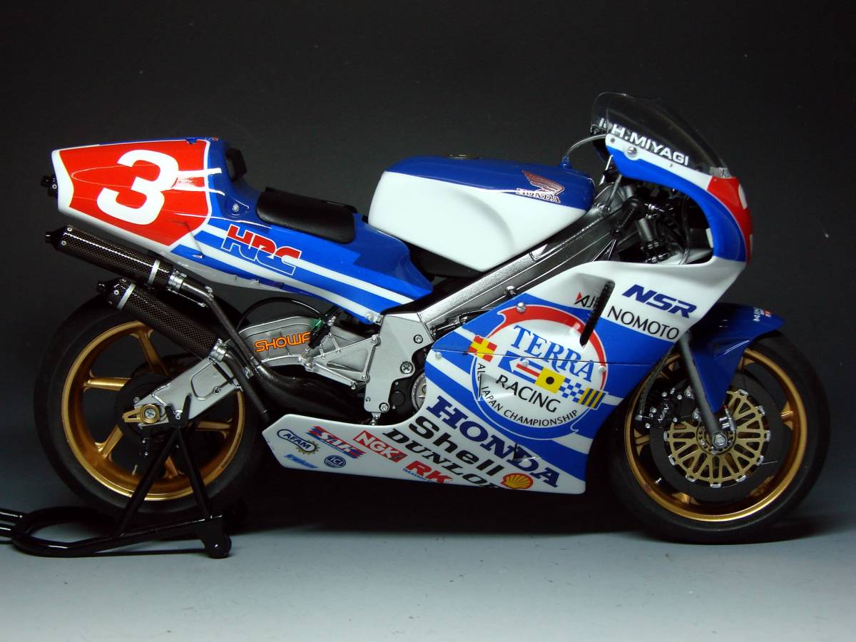 1/12 HASAEGAWA ハセガワ '89 HONDA NSR500 All Japan Road Race GP500 塗装済 完成品 1&frasl;12 NSR500 ハセガワ \u0026 (1989) Kit