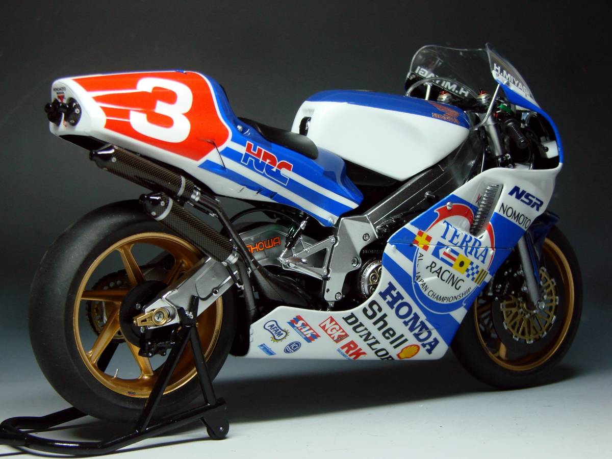 1/12 HASAEGAWA ハセガワ '89 HONDA NSR500 All Japan Road Race GP500 塗装済 完成品 1&frasl;12 NSR500 ハセガワ \u0026 (1989) Kit