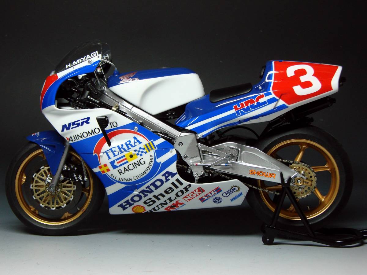 1/12 HASAEGAWA ハセガワ '89 HONDA NSR500 All Japan Road Race GP500 塗装済 完成品 1&frasl;12 NSR500 ハセガワ \u0026 (1989) Kit
