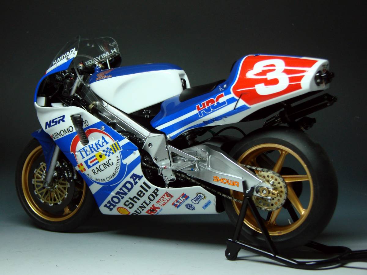 1/12 HASAEGAWA ハセガワ '89 HONDA NSR500 All Japan Road Race GP500 塗装済 完成品 1&frasl;12 NSR500 ハセガワ \u0026 (1989) Kit