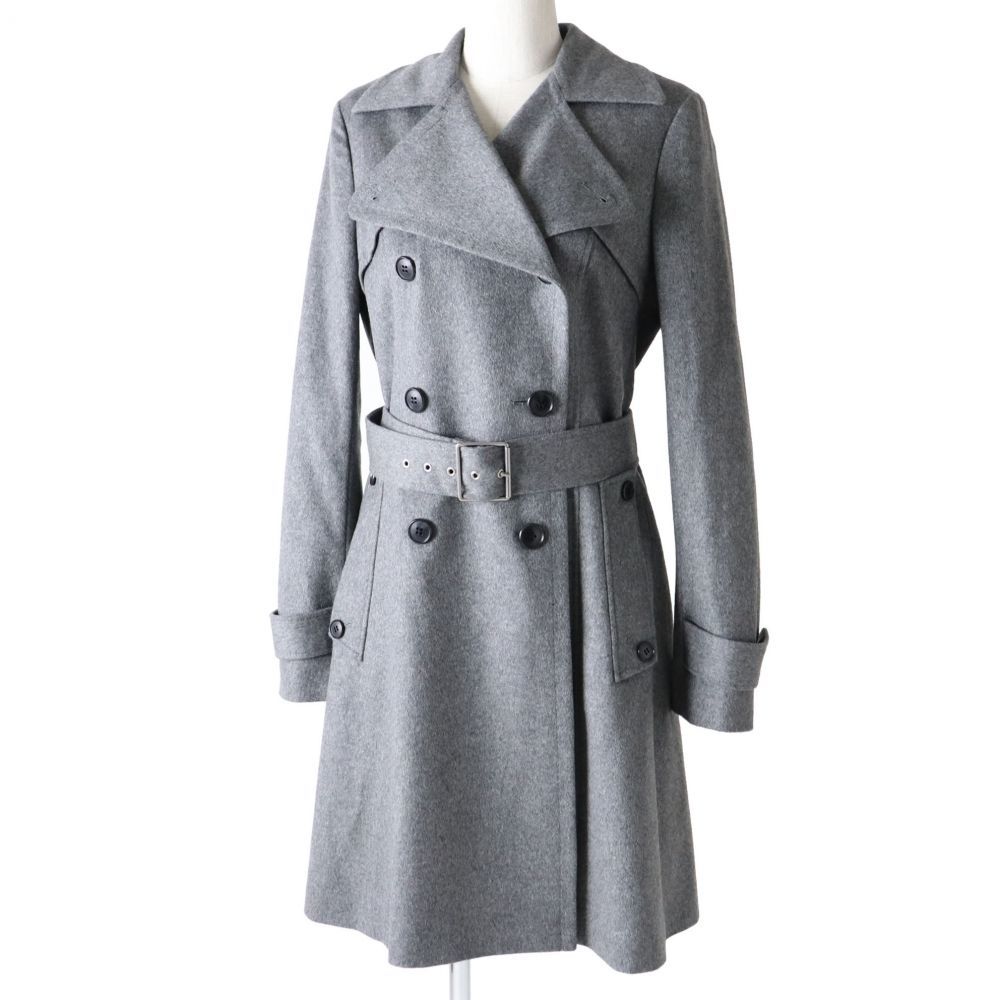 極 正規品 theory セオリー カシミヤ100% トレンチ風 ダブルタイプ