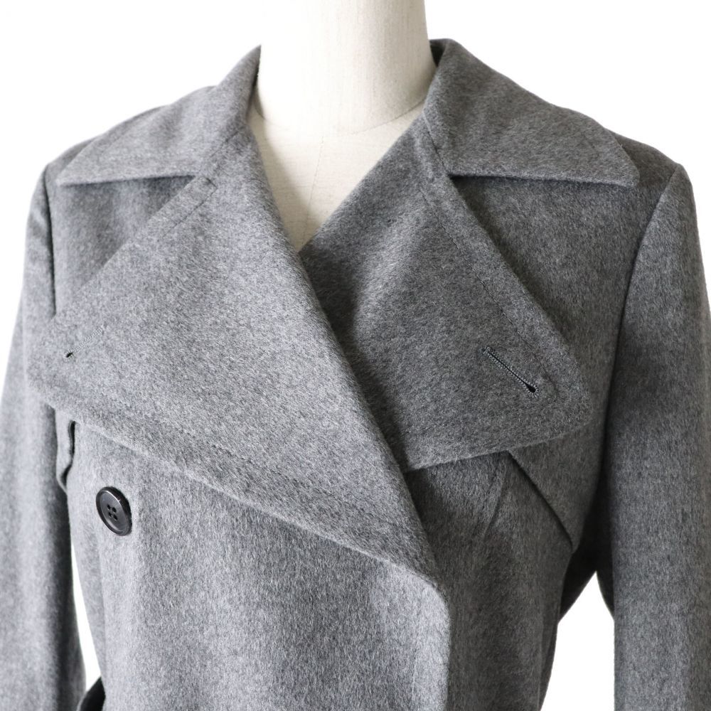極 正規品 theory セオリー カシミヤ100% トレンチ風 ダブルタイプ