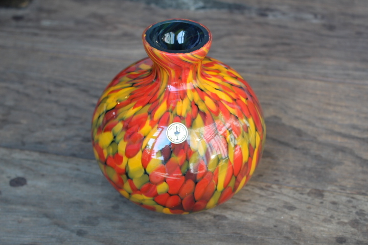 未使用【岩田ガラス IWATA GLASS】花瓶 花器 花入れ フラワーベース