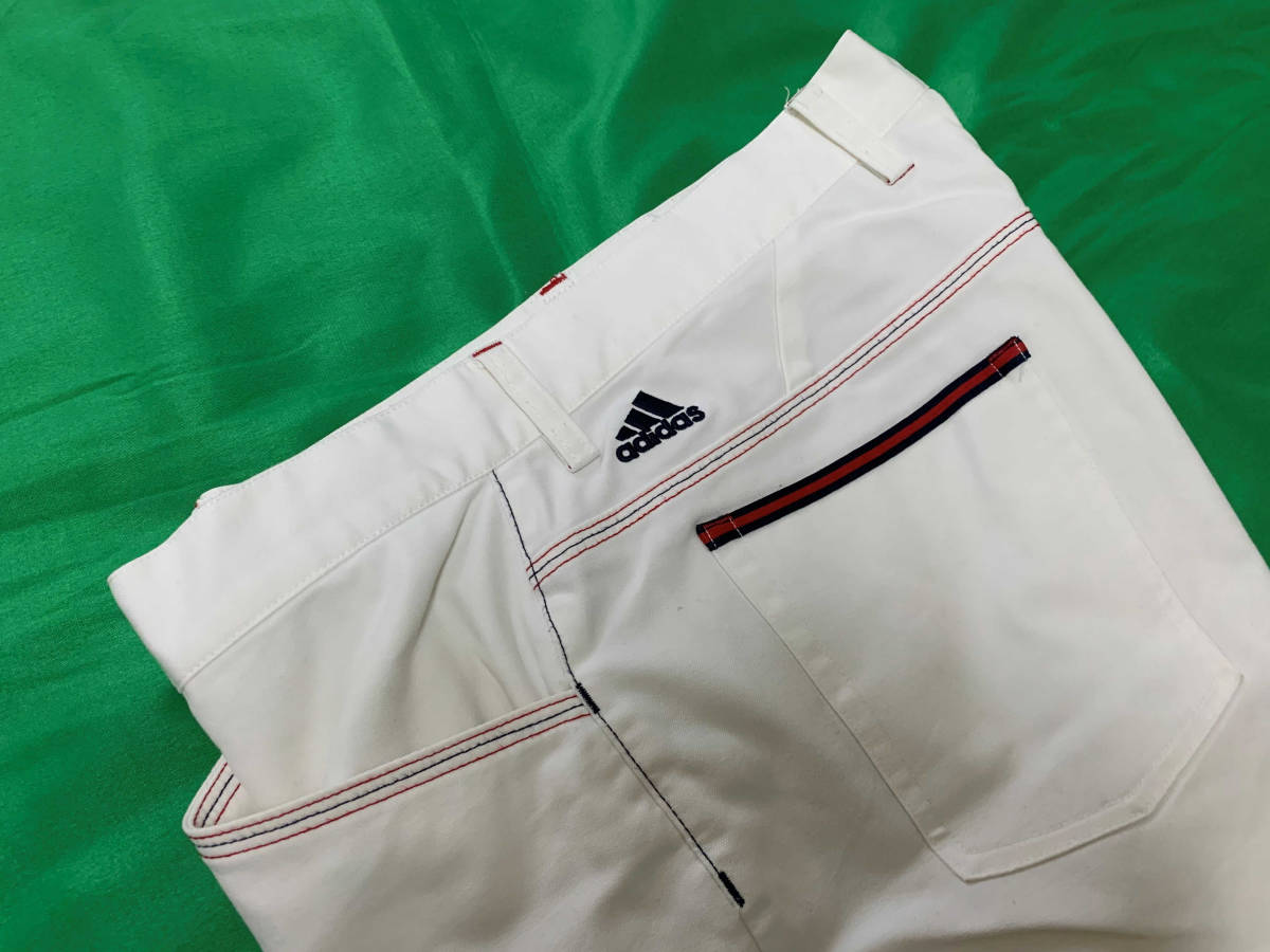 練習用パンツや普段着に Adidas アディダス ゴルフ ウェア パンツ ホワイト サイズ85 Cm 裾上げ済み 86cm 売買されたオークション情報 Yahooの商品情報をアーカイブ公開 オークファン Aucfan Com