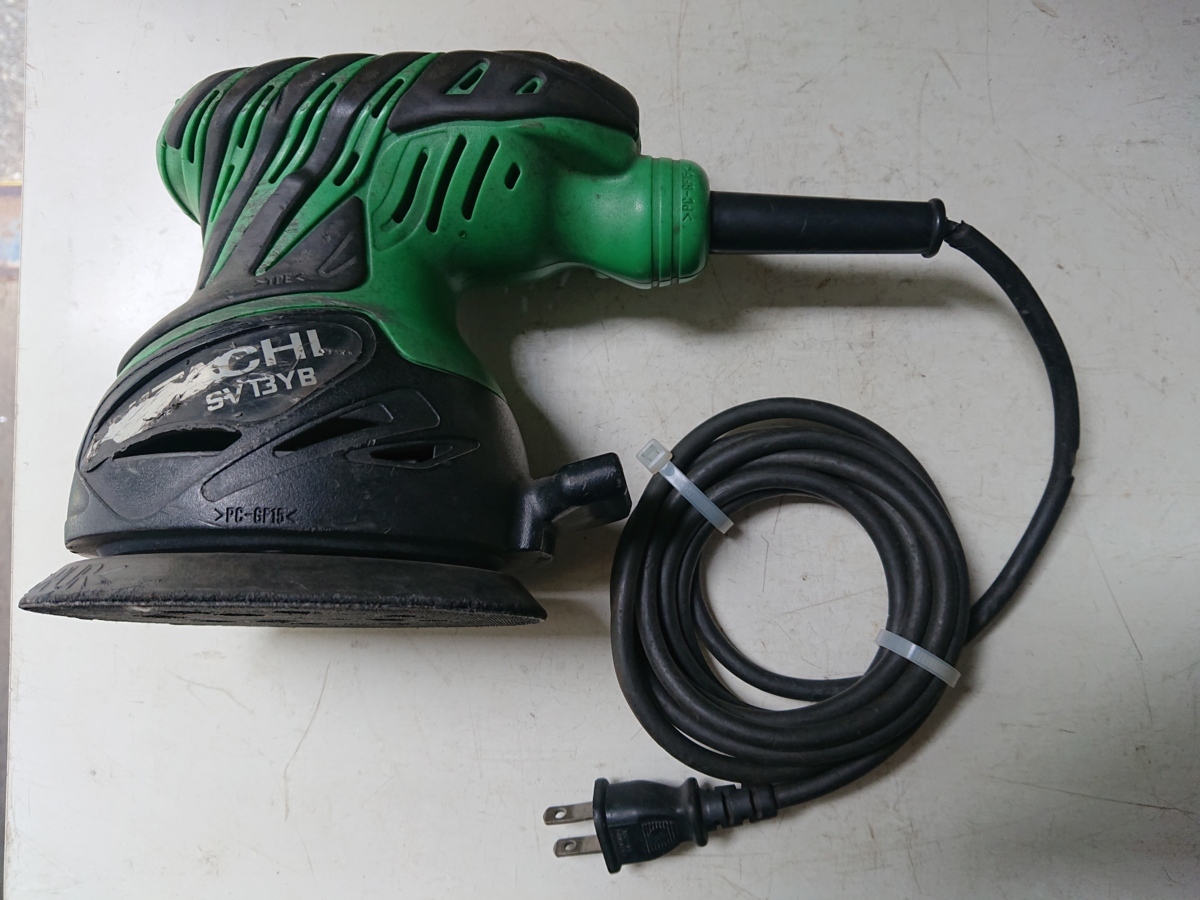 【新品】マキタ純正バッテリー BL1860B 10個SET 18V 6.0Ah 中古品】日立工機製オービタルサンダー 型式：SV13YB