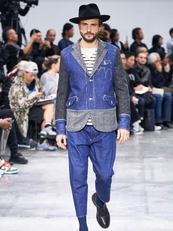 20aw 新品タグ付き リーバイスデニムドッキングツイードジャケット  