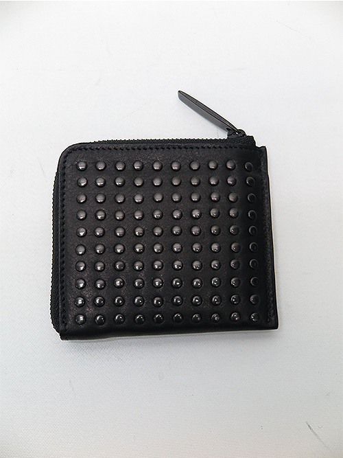 SALE30%OFF/PATRICK STEPHAN(パトリックステファン)/COW HIDE Leather L-zip wallet 'all-studs'・DAL PATRICK STEPHAN&frasl;パトリックステファン ショルダーバッグ stephan patrick 黒