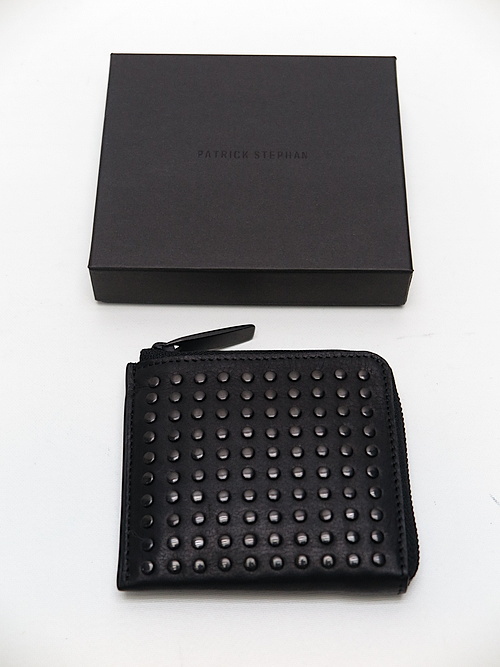 SALE30%OFF/PATRICK STEPHAN(パトリックステファン)/COW HIDE Leather L-zip wallet 'all-studs'・DAL PATRICK STEPHAN&frasl;パトリックステファン ショルダーバッグ stephan patrick 黒