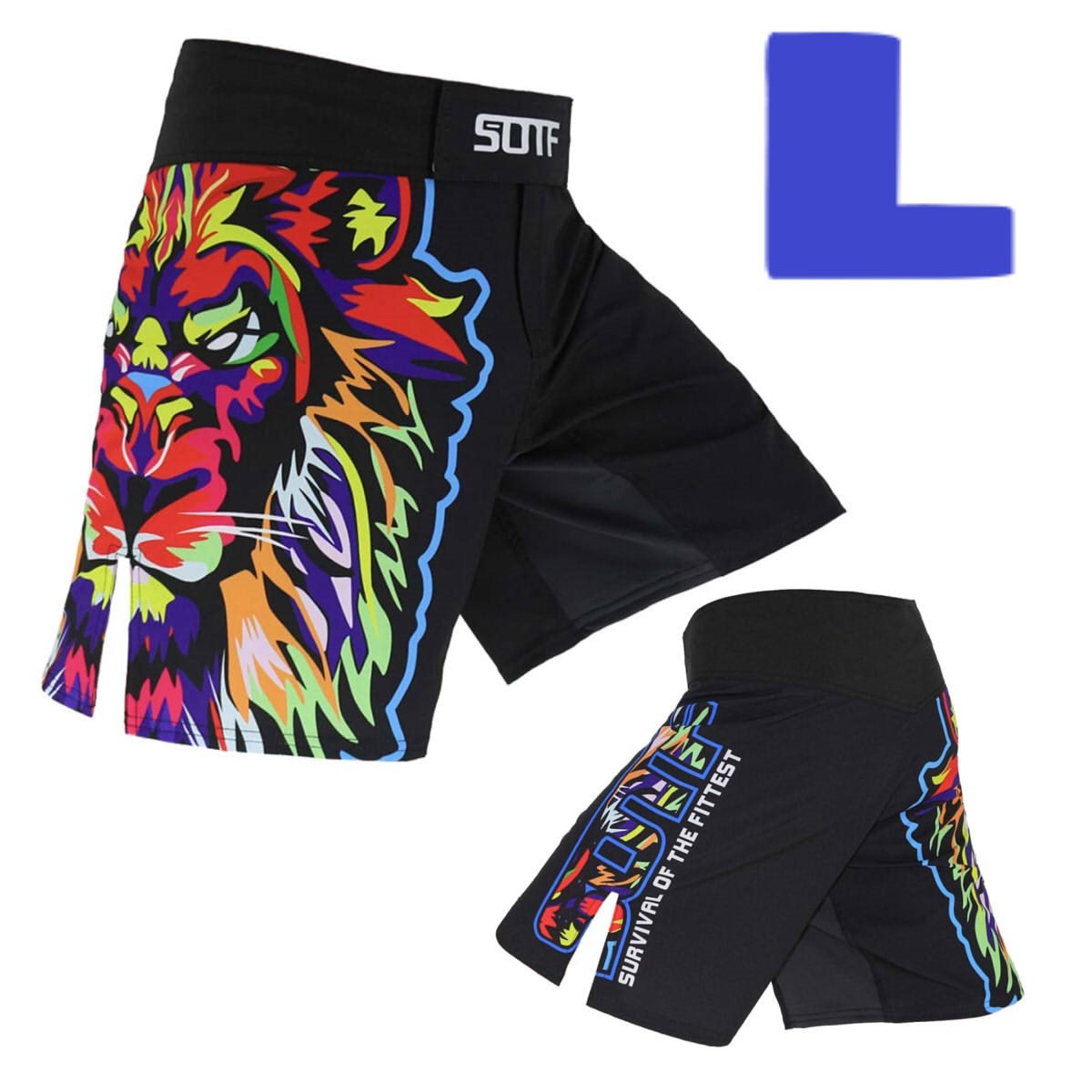 大人気，HOT ムエタイキックMMA パンツ ライオン Lサイズ(ショート、ハーフ)｜売買されたオークション情報、yahooの商品情報をアーカイブ公開 - オークファン ショート、ハーフ
