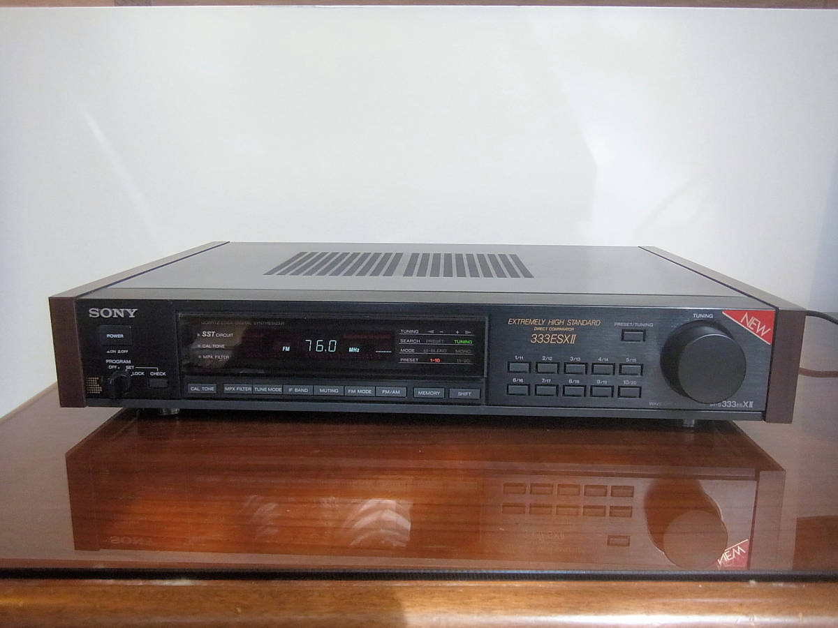 ☆ SONY FMチューナー ST-S333ESXⅡ ジャンク SONY FMチューナー ST
