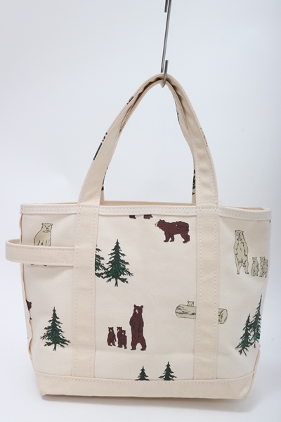 ★希少 クマ柄 TEMBEA★ テンベア トートバッグ スモール ジップトップ テンベア TOTE TEMBEA BEAR トートバッグ クマ柄 TEMBEA（テンベア）の