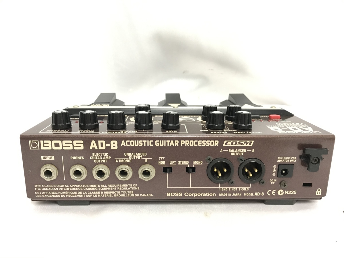 BOSS AD-8 アコースティックギター用 プロセッサー エフェクター ボス