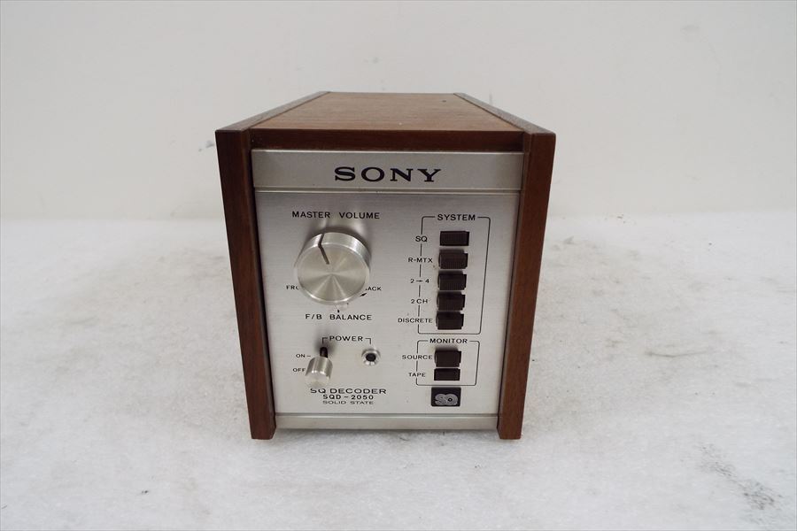 SQD-2050 Sony Decoder Vintage New ソニーが1974年に発売したSQ4ch