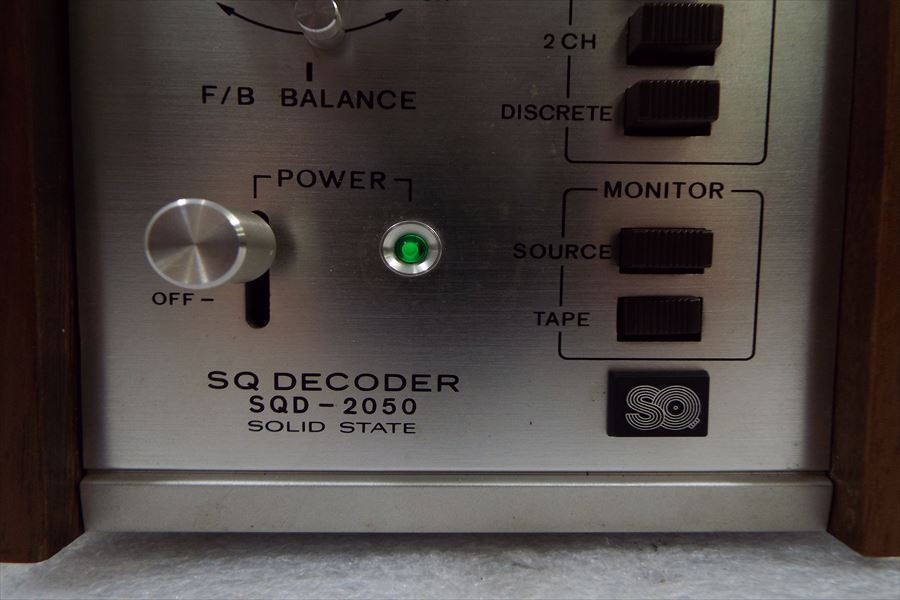 SQD-2050 Sony Decoder Vintage New ソニーが1974年に発売したSQ4ch
