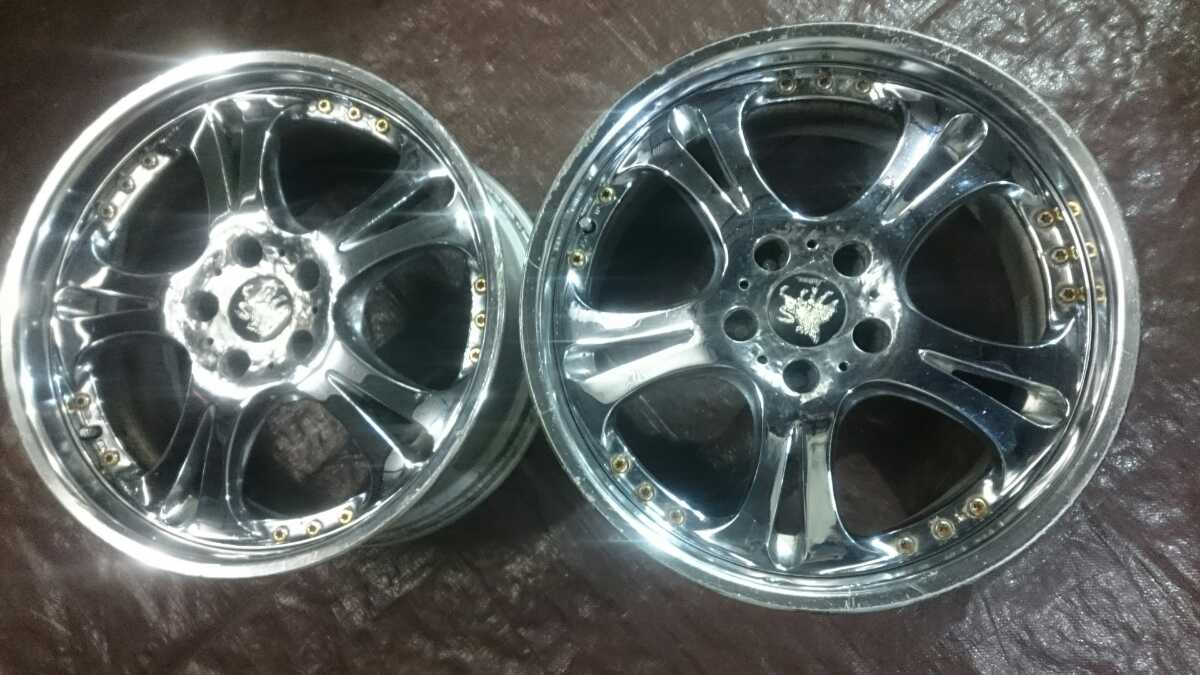 ウェッズ クレンツェ ケルベロス メッキ 18インチ 8.5J ？ pcd114.3 