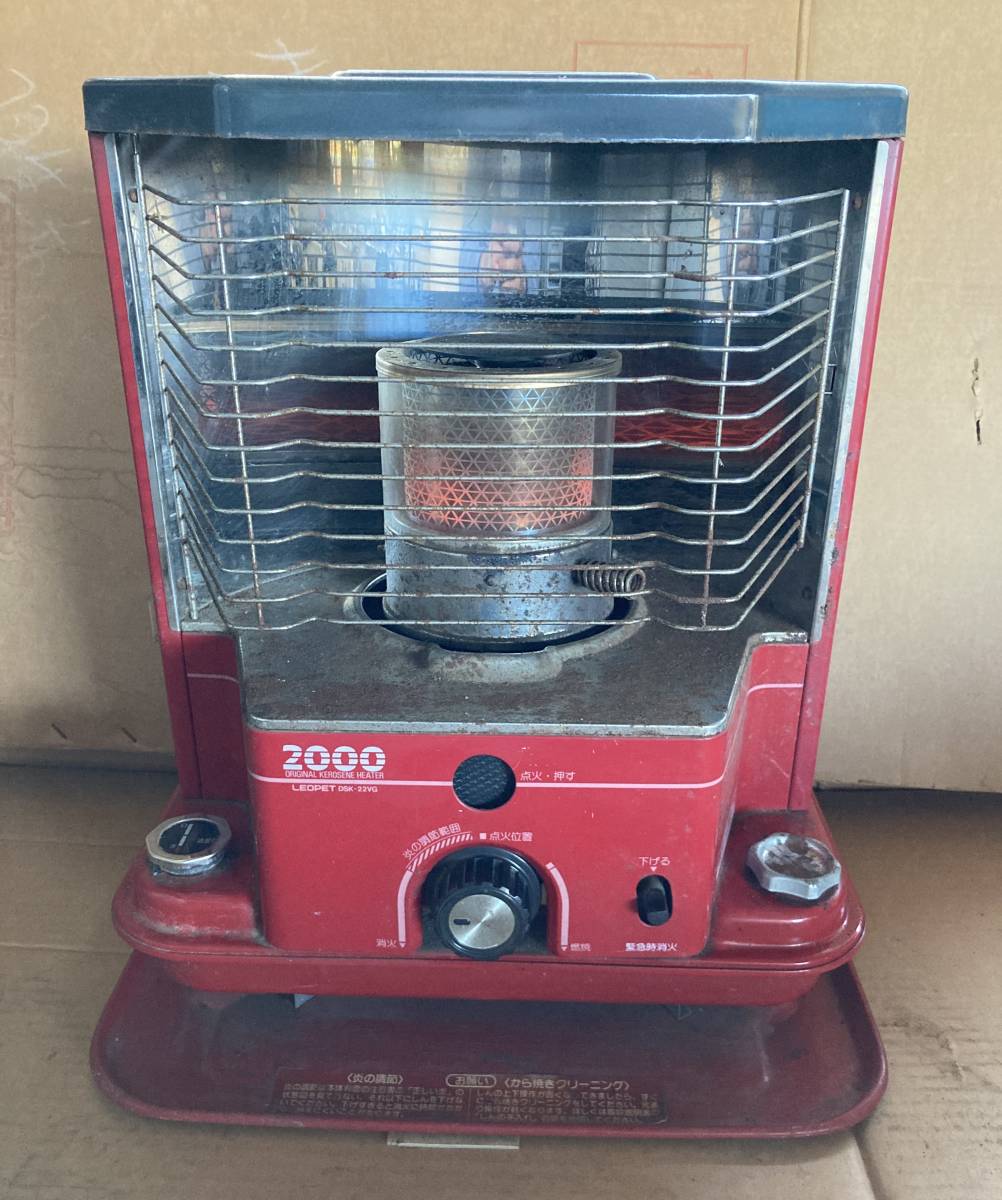 レトロトヨクニ 石油ストーブレ LEOPET DSK-22VG（中古品） TOYOKUNI