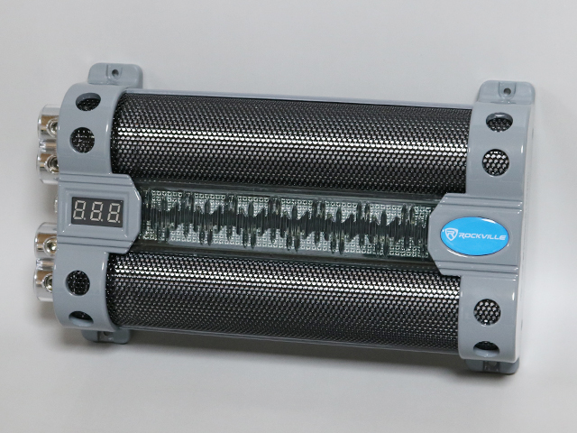 即納】キャパシタ 30F パワーアンプ ウーハー 蓄電器 12V車用 電解 30
