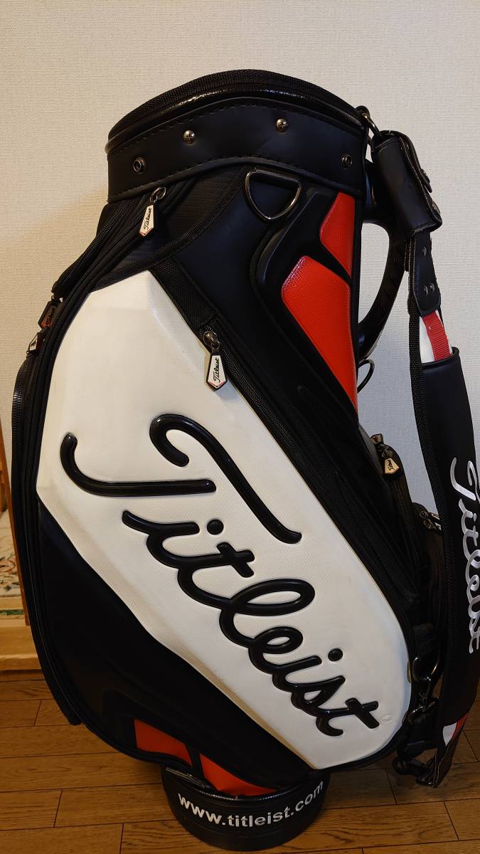 美品 国内正規品 Titleist CB202 ツアーモデルキャディバッグ 9.5 