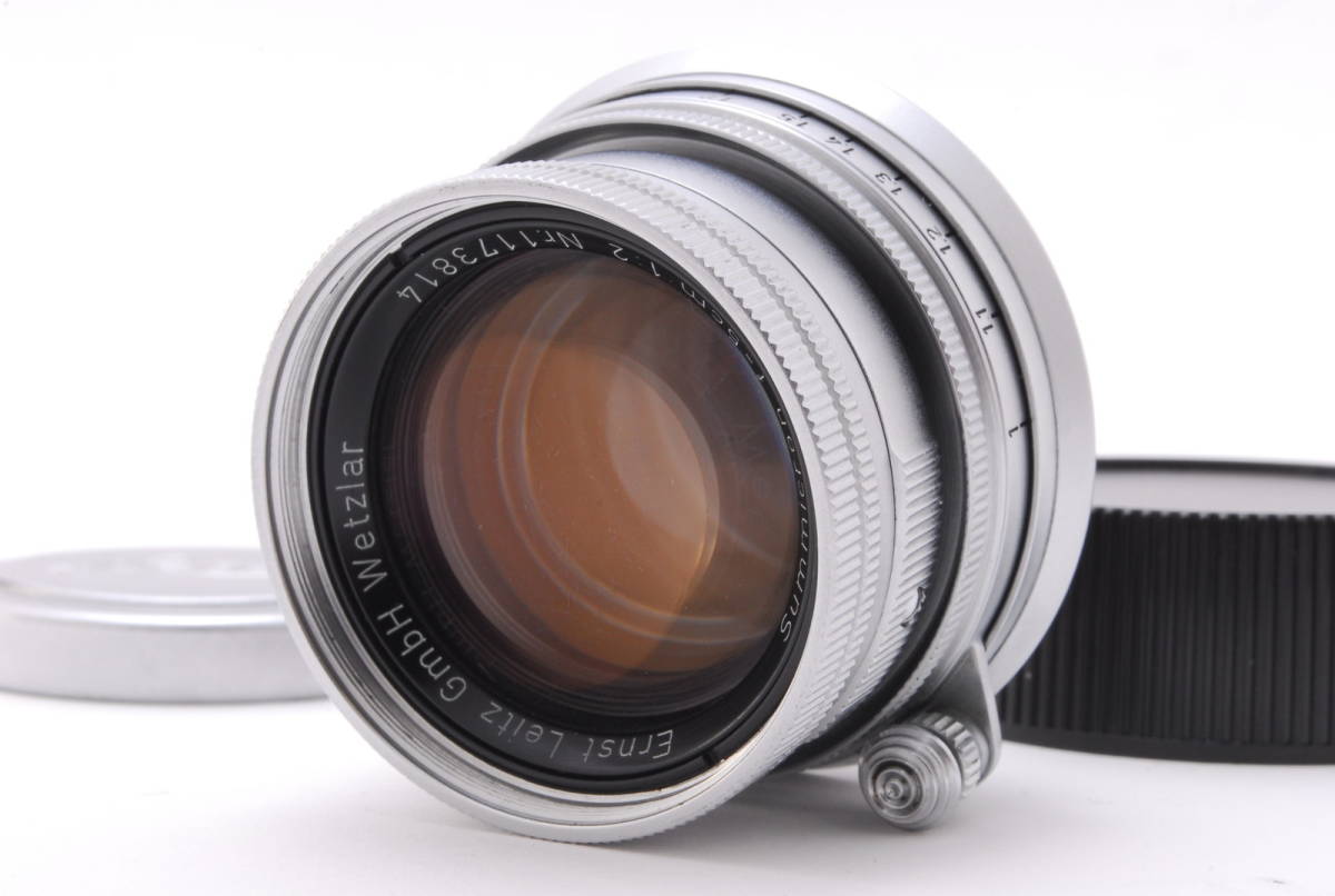 AB品]Leica Summicron M 50mm F2 沈胴☆キャップ☆絶好調☆ズミクロン☆959