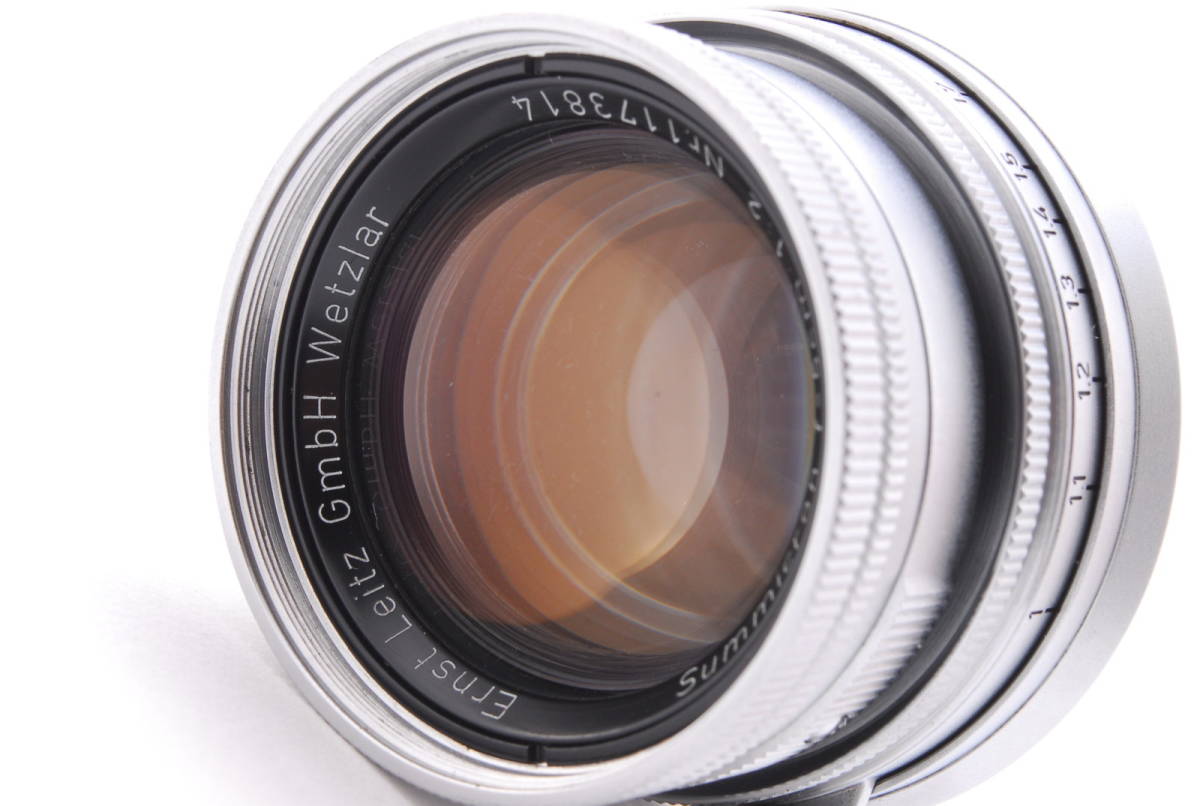 AB品]Leica Summicron M 50mm F2 沈胴☆キャップ☆絶好調☆ズミクロン☆959
