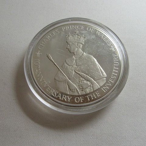 1979　JAMAICA　25DOLLARS　10アニバーサリー　銀貨　136ｇ_1