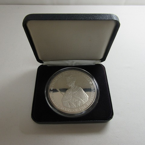 1979　JAMAICA　25DOLLARS　10アニバーサリー　銀貨　136ｇ_3