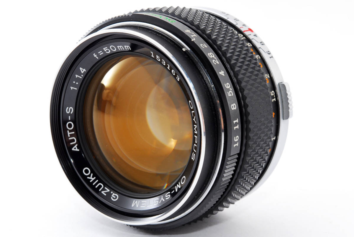 □美品□ オリンパス OLYMPUS OM-SYSTEM G.ZUIKO AUTO-S 50mm F1.4