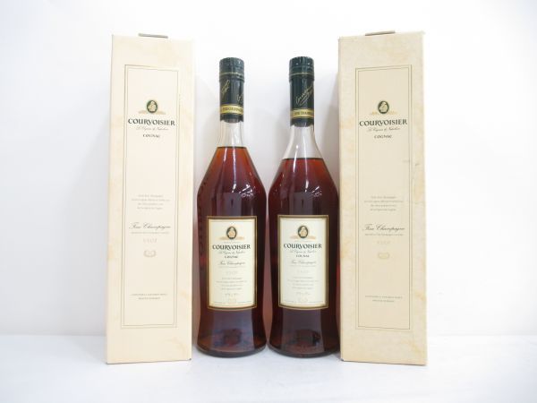 古酒 2本セット COURVOISIER クルボアジェ VSOP COGNAC コニャック