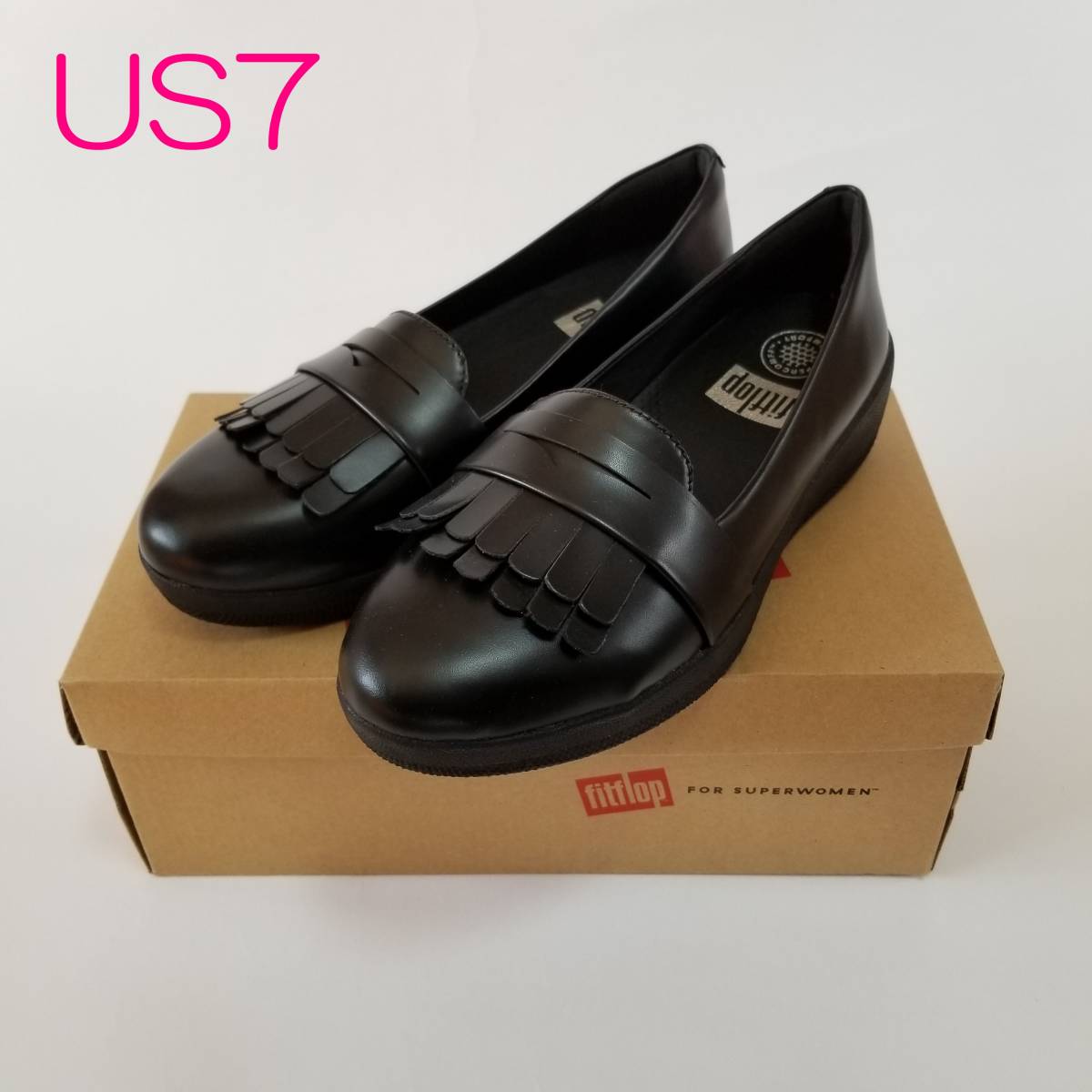 豊富な，100%新品 定価20 900円 US7＝24cm fitflop フィットフロップ 本革 ブラック コインローファー フラットシューズ ローファー(24.0cm)｜売買されたオークション情報、yahooの商品情報をアーカイブ公開 - オーク 24.0cm