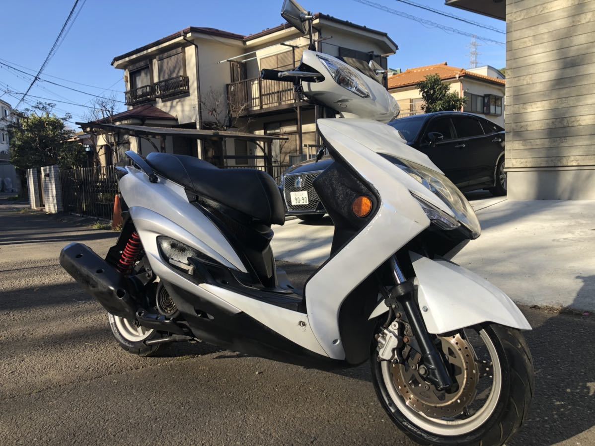 シグナスX 3型 台湾仕様 ほぼノーマルです！自賠責保険令和3年8月まで