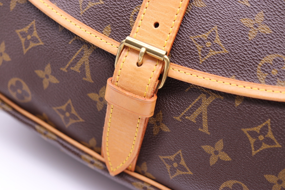 中古極美品】 LOUIS VUITTON ルイ ヴィトン モノグラム ソミュール 35 