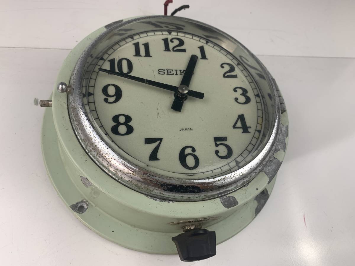 b-116 SEIKO 船舶用 電気子時計 MSC-30S-N 昭和48年製 動作未確認 