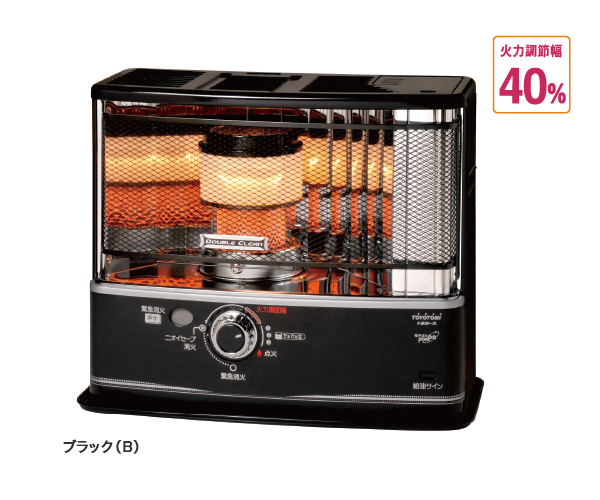 未使用・再生品＊ トヨトミ 石油ストーブ RC-W36E ブラック 電子点火