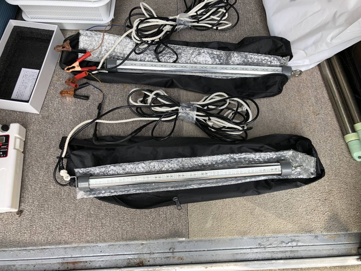 水中集魚灯　ブルー　２本セット　12V_1