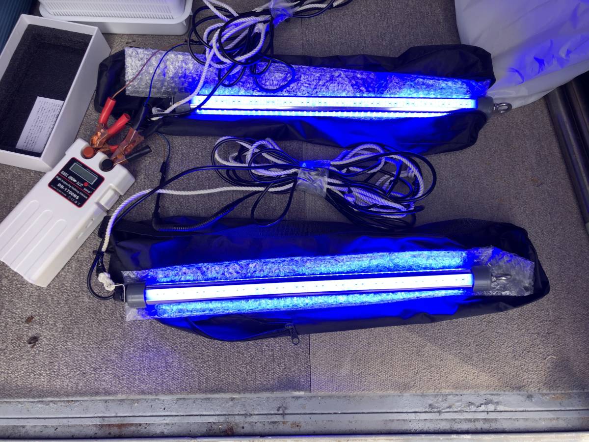 水中集魚灯　ブルー　２本セット　12V_2