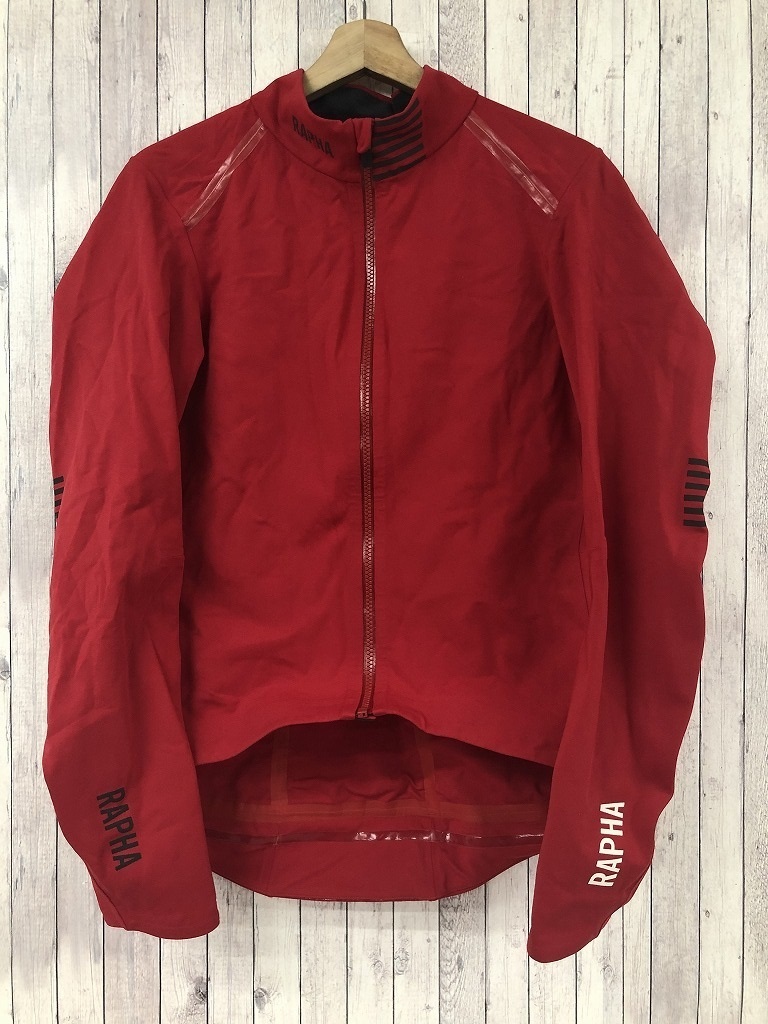  ラファ Rapha プロチーム PROTEAM ソフトシェルジャケット Softshell Jacket L 赤 毛玉有り(Lサイズ)｜売買されたオークション情報、yahooの商品情報をアーカイブ公開 - オークファン 男性用