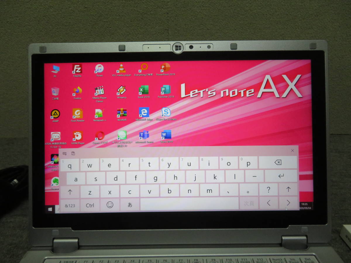 究極PC Let's note CF-AX3 ◇ 秒速起動Core i5 第4世代 /4GB / 新品