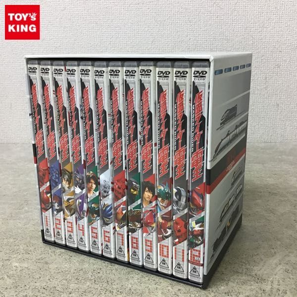 仮面ライダー電王 VOL.1〜12【ケース付き】 1円～ 仮面ライダー電王 DVD 1～12巻 全巻セット 収納BOX付き