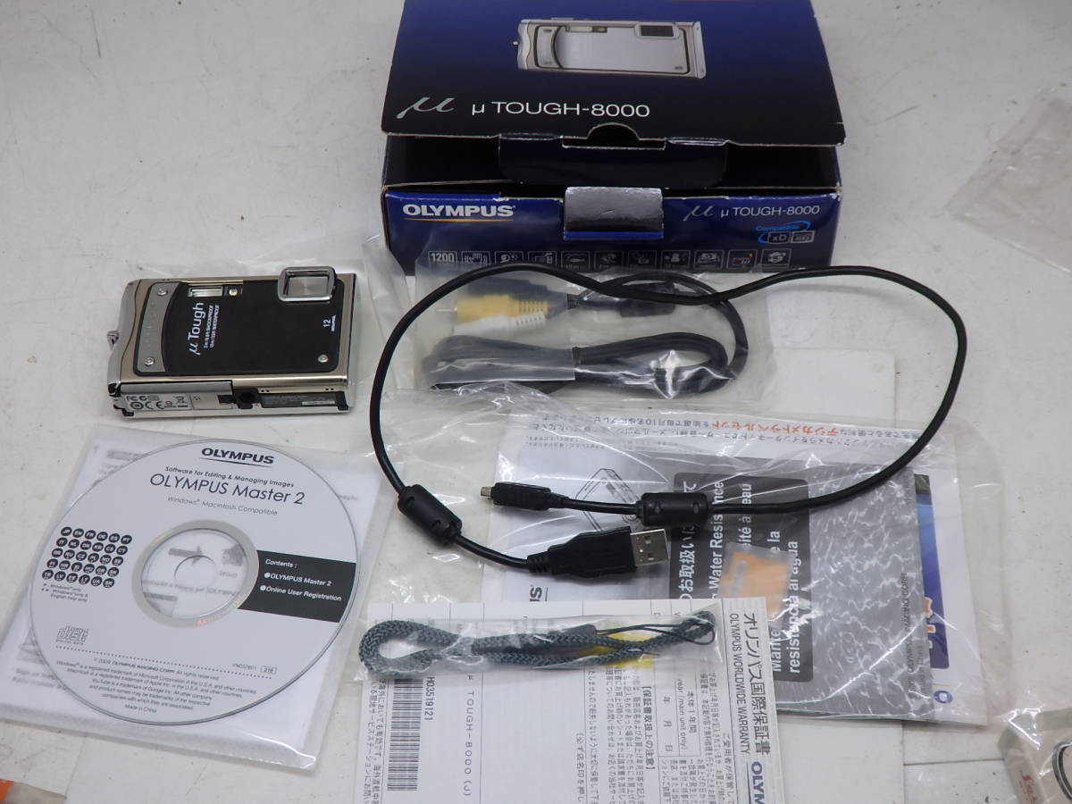 OLYMPUS TOUGH-8000 | シルバー μ コンパクトデジタルカメラ 0 μTOUGH 
