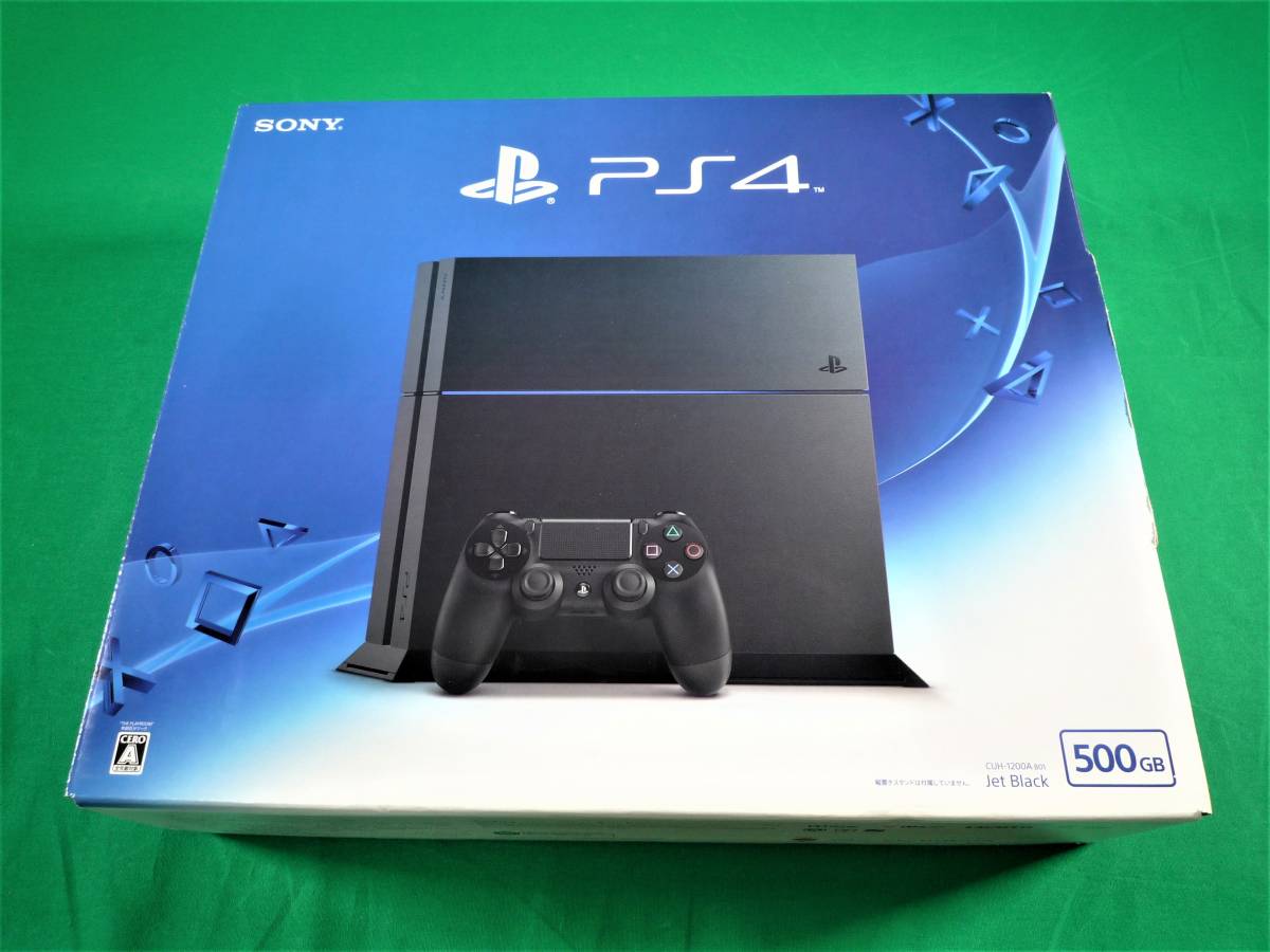 500GB 公式通販 PS4本体 sony 黒 SONY CUH-1100 箱あり PS4 CUH-1000A