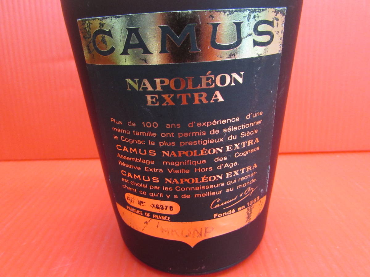 未開栓 CAMUS NAPOLEON EXTRA COGNAC カミュ ナポレオン エクストラ