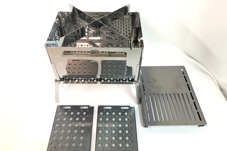 送料無料，新作 Sale 東京 笑S コンパクト焚き火グリル B-GO B-GO本体 専用グリルプレート 専用ハードロストル(焚き火台)｜売買されたオークション情報、yahooの商品情報をアーカイブ公開 - オークファン 焚き火台