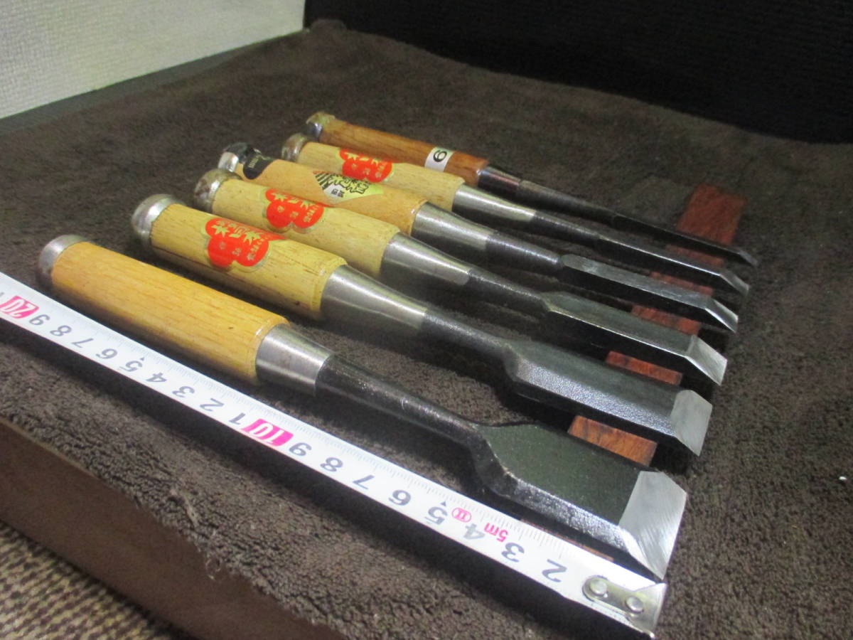 高品質，お買い得 鑿 追入鑿 刃巾 1寸 ８分 6分 5分 3分 2分 6本 ビギナー用 大工道具 品 送料￥37０ 検索 叩き鑿 のみ(のみ)｜売買されたオークション情報、yahooの商品情報をアーカイブ公開 - オークファン のみ
